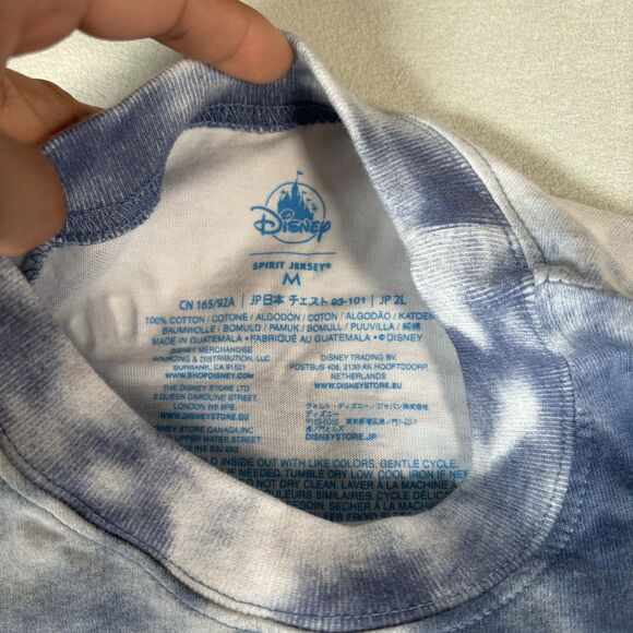 Disneyland Resort Spirit Jersey Blue Tie Dye Stitch Experiment 626 Size M New - Picture 3 of 9
